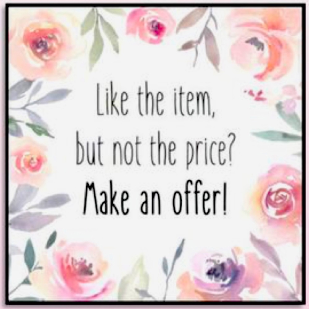 Make me an offer on items you like!